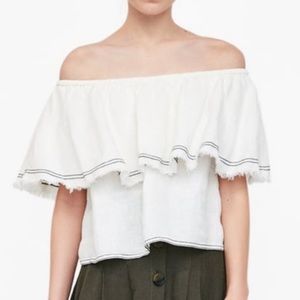Zara linen blouse